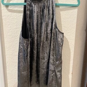 White House Black Market Metallic Top